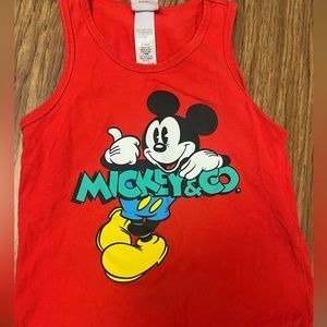 Walt Disney world Mickey and Co Mickey Mouse tank top kids size 9/10